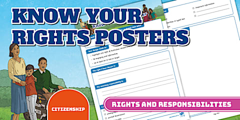 My Rights Your Rights UNCRC Children's Rights Display Poster