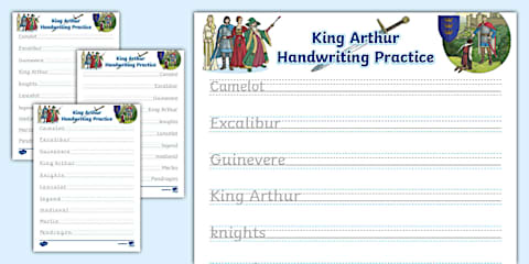 Legend of King Arthur Word Search