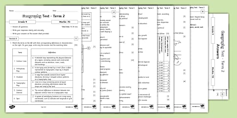Exploring Topographic Maps: A Grade 9 Guide to Map Skills