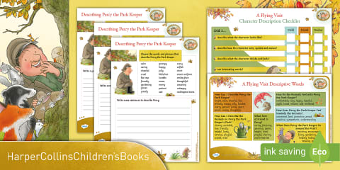 EYFS/KS1 Percy the Park Keeper: Letter Formation & Pencil Control Booklet