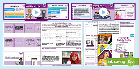PSHE: LKS2 Digital Wellbeing - Unit Pack