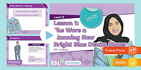 ESL Curriculum Level 12 Lesson 2