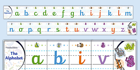 The Journey to Continuous Cursive Lower Case Display Alphabet Line