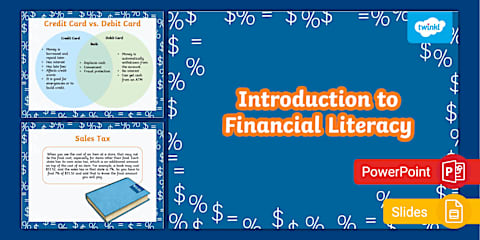 Seventh Grade Credit and Debit Exit Ticket