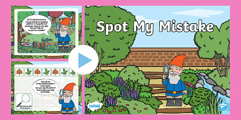 Minibeasts Spot My Mistake Activity