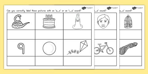 Split 'a_e' Digraph Differentiated Word Search
