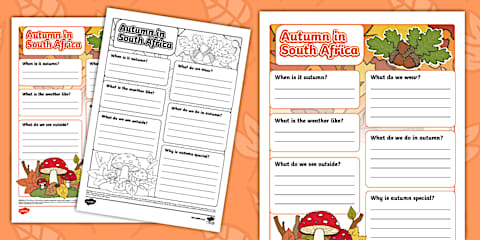 Grade 2 Life Skills Term 2 Autumn Jigsaw Puzzle (CAPS Aligned)