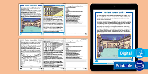 Ancient Rome to 44 BCE Reading Passage and Map Labeling Activity for ...