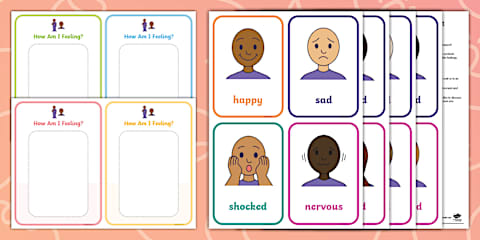 Twinkl Symbols: Feelings and Emotions Cards