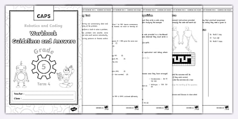 Grade 5 - Robotics and Coding - Term 1 - Assessment Sheet: Term 1 Test ...