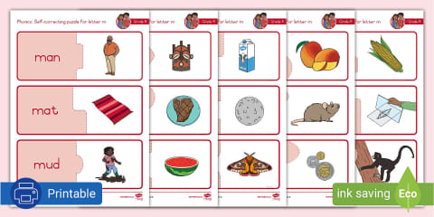 Grade R Letter C Grade R Phonics: Self-correcting Puzzles: Letter c (CAPS Aligned)
