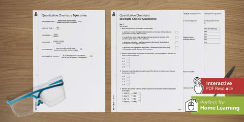 AQA GCSE Quantitative Chemistry Worksheets