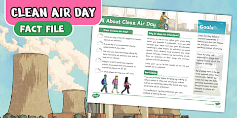 Pollution Fact File Air Pollution Fact File and Activity