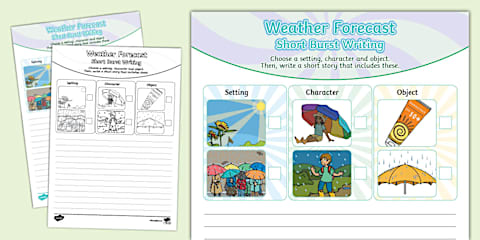Weather Report Writing Template
