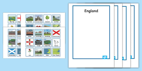 Differentiated Countries of the United Kingdom Labelling Worksheet Pack