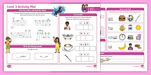 Level 3 Week 6 Activity Mat