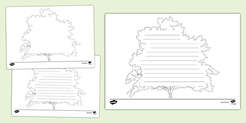 Tree Writing Template