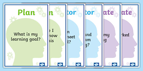 Metacognition - Plan, Monitor and Evaluate Record Sheet