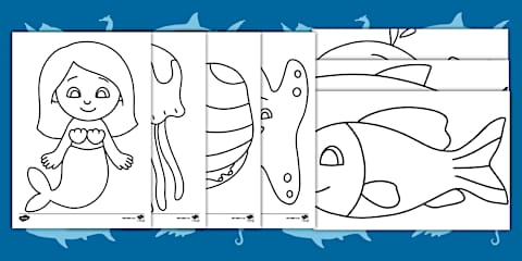 My First Seaside Colouring Pack