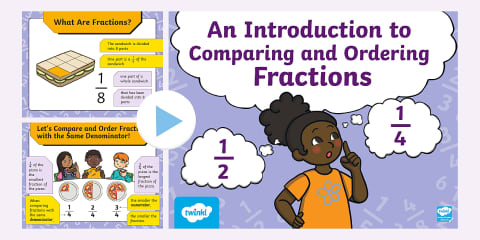 Ordering Fractions Worksheet