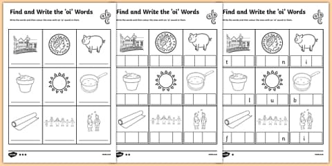 Oi Text /oi/ Phonics Maze