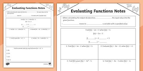 Eighth Grade Determine Linear Functions Notes