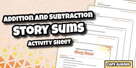 Grade 4 Term 4 – Maths – Subtraction Practice Again - Activity Sheet
