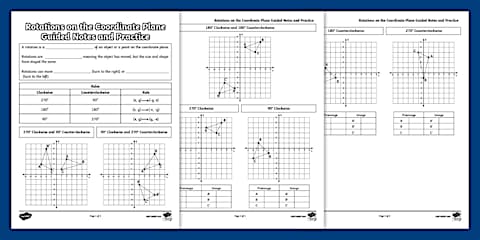 Eighth Grade Graphing Translations Exit Ticket