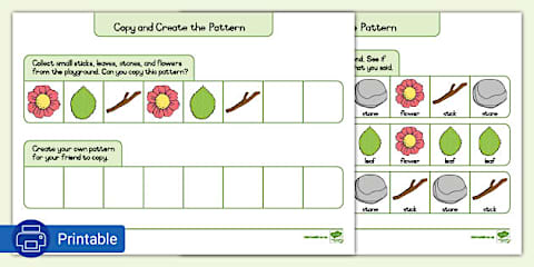Grade R Maths - Geometric Patterns- Term 1 - Worksheet: Toy Patterns ...