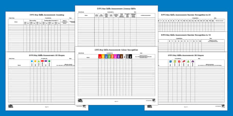 EYFS Key Skills Assessment Colour Recognition
