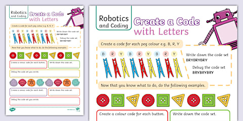 Grade 1 Robotics and Coding - Term 4 - Coding - Pattern Recognition ...