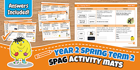 Year 1 Spring Term 2 SPaG Activity Mats