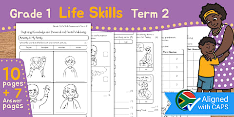 Grade 1 Maths Term 2 Assessment and Memorandum (CAPS Aligned)