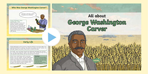KS1 George Washington Carver Reading Comprehension Activity