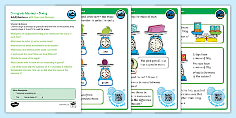 Add and Subtract Masses Maths Activity Sheets