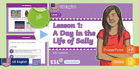ESL Curriculum (US-English Version) Level 7 Lesson 1 Interactive ...