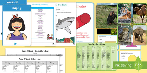 Year 1 Week 2 Relief Teaching Plan