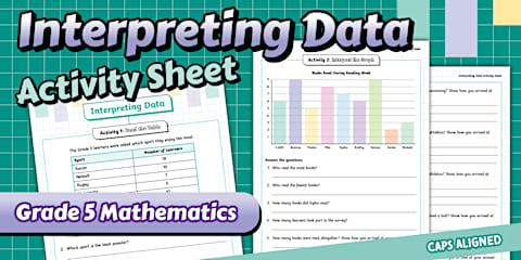 Grade 5 Maths - Data Handling - Worksheet: Interpret Pie Chart Data ...
