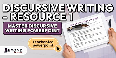 Discursive Writeing Persuasive Language and Modality PowerPoint