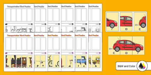 Transport Activity Grade R Grade R Transportation Matching Activity