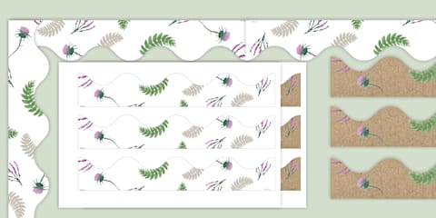 Scottish Botanical-Themed There Are _ Children in Class Today Editable ...