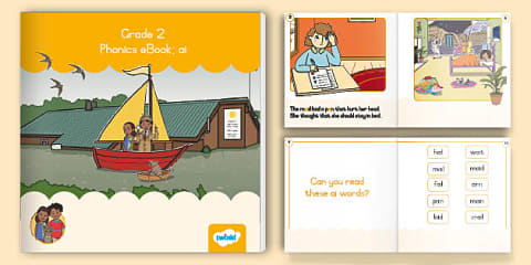Foundation Phase Phonics - ai Decodable Reader - Mini Book (CAPS Aligned)