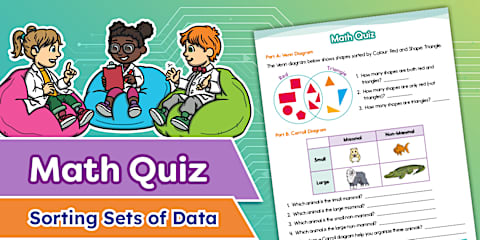Sorting Sets of Data with Two or More Attributes Grade 3 Math Pack