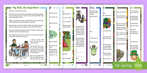 Year 1 Reading Passage Comprehension Activity Pack
