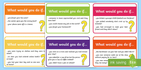 What Would You Do? Social Scenario Discussion Cards