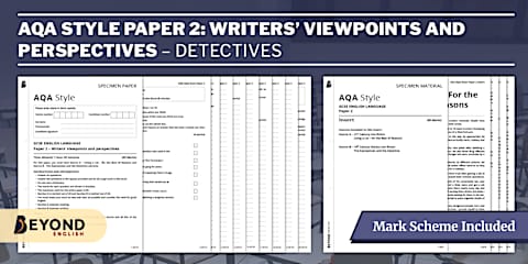 Question Two Sample Answer AQA English Language Paper 2: Question 2 Sample Answers - Detectives