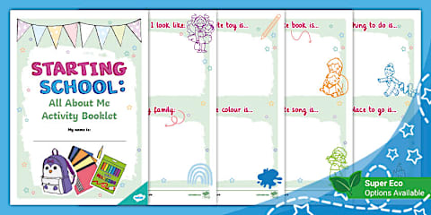 All About Me EYFS Transition Booklet