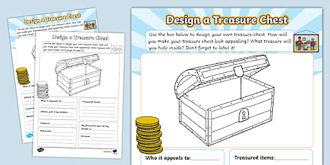 A-Z Alphabet on Treasure Chests