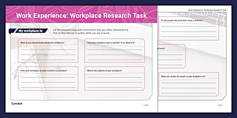 Work Experience Reflection Worksheet.pdf Editable Work Experience Log