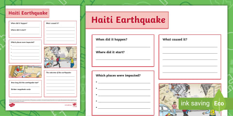 Earthquakes Fact File and Quiz Pack